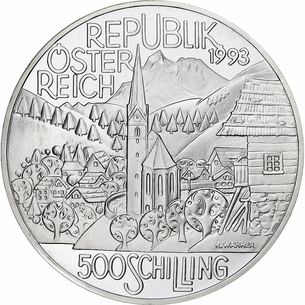 Austria, 500 Schilling, 1993, Vienna, Proof, Silver, MS(65-70), KM:3014