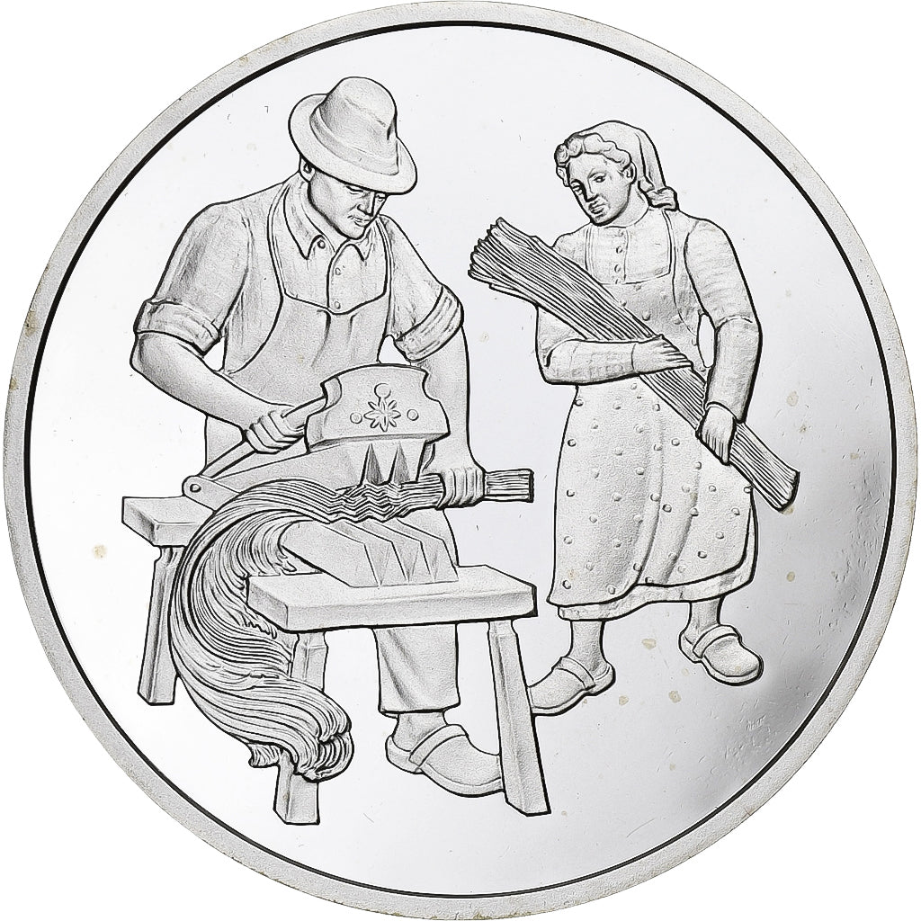 Áustria, 500 Schilling, 1996, Vienna, Proof, Prata, MS(65-70), KM:3035