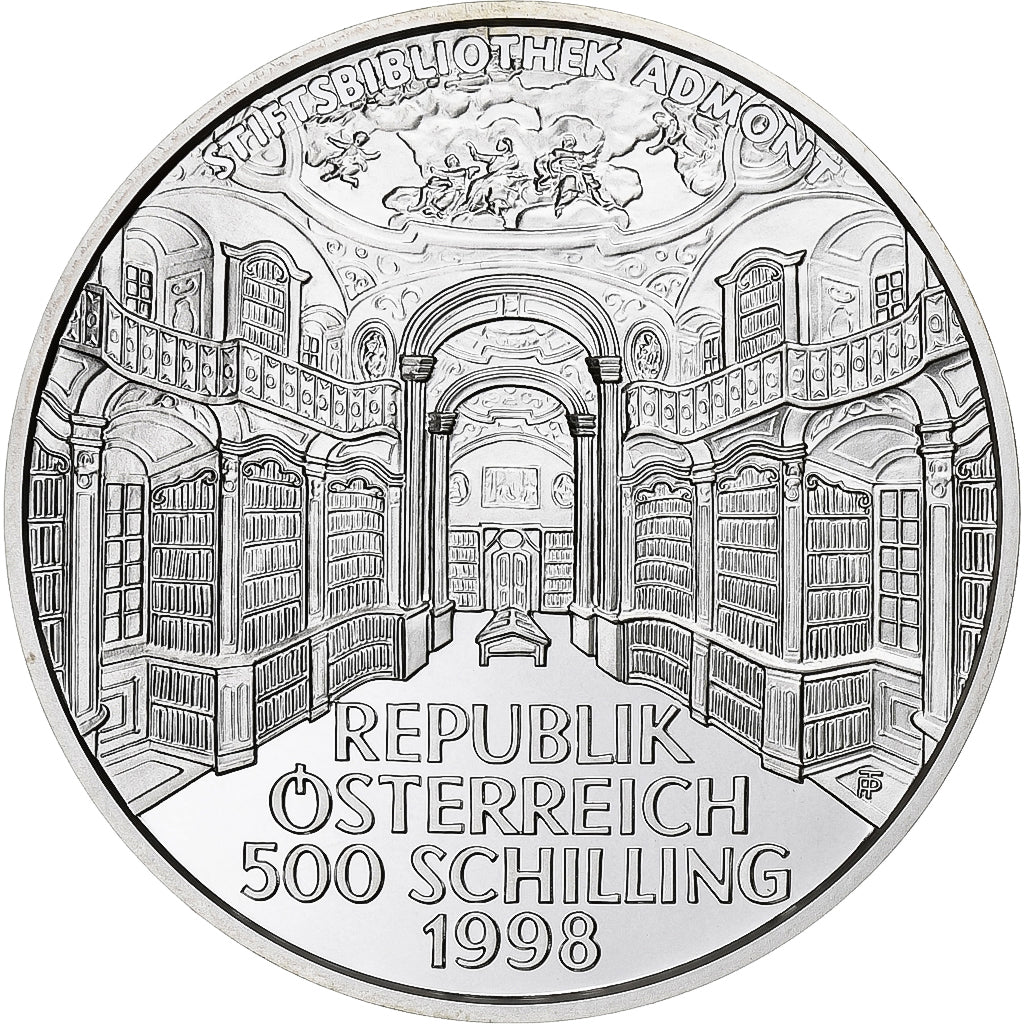 Austria, 500 Schilling, 1998, Vienna, Proof, Silver, MS(65-70), KM:3049
