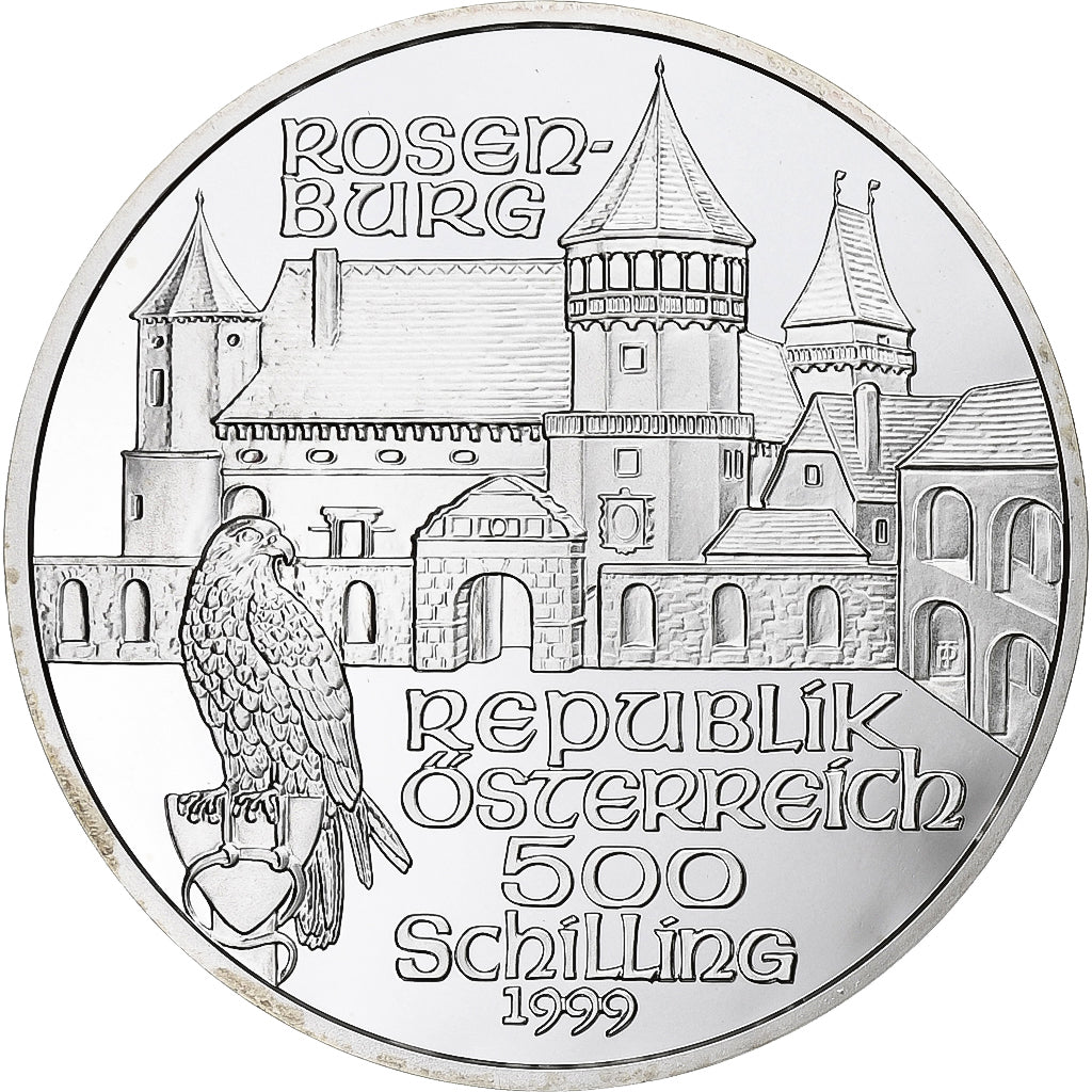 Austria, 500 Schilling, 1999, Vienna, Proof, Silver, MS(65-70), KM:3058