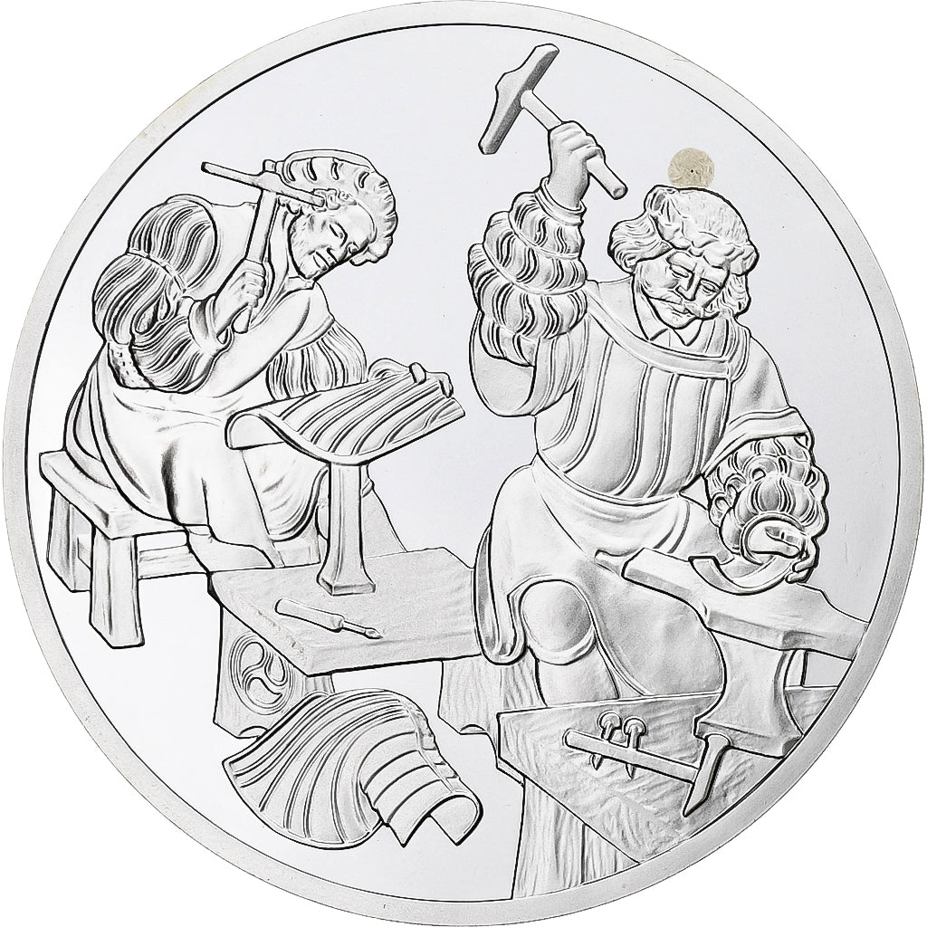 Áustria, 500 Schilling, 2001, Vienna, Proof, Prata, MS(65-70), KM:3080