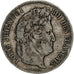 Francia, 5 Francs, Louis-Philippe, 1834, Nantes, Plata, BC+, Gadoury:678