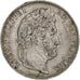 França, 5 Francs, Louis-Philippe, 1834, Bordeaux, Prata, VF(30-35)