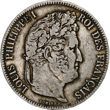 Frankreich, 5 Francs, Louis-Philippe, 1835, Bordeaux, Silber, S, Gadoury:678