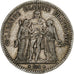 Francia, 5 Francs, Hercule, 1849, Strasbourg, Argento, MB, Gadoury:683, KM:756.2