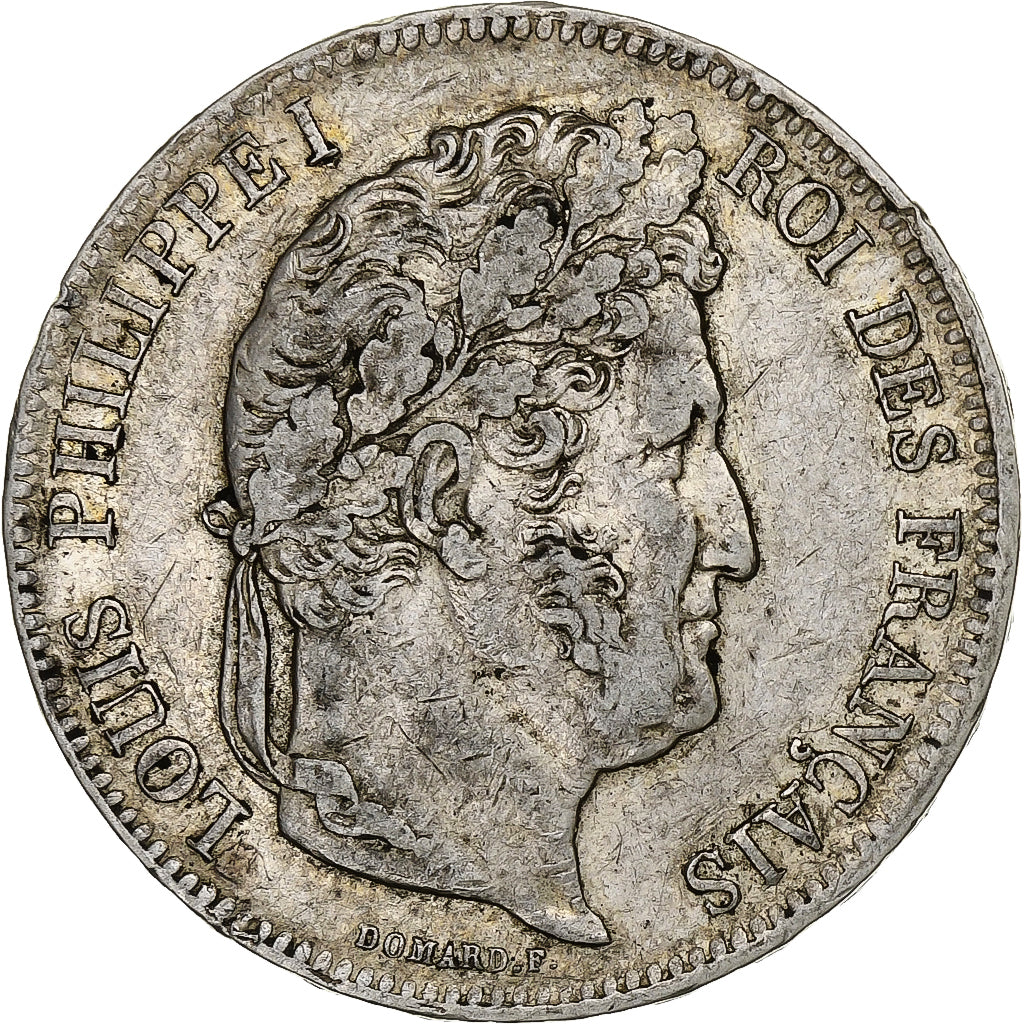 Frankrijk, 5 Francs, Louis-Philippe, 1841, Lille, Zilver, FR+, Gadoury:678