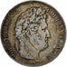 Francia, 5 Francs, Louis-Philippe, 1843, Paris, Argento, MB+, Gadoury:678