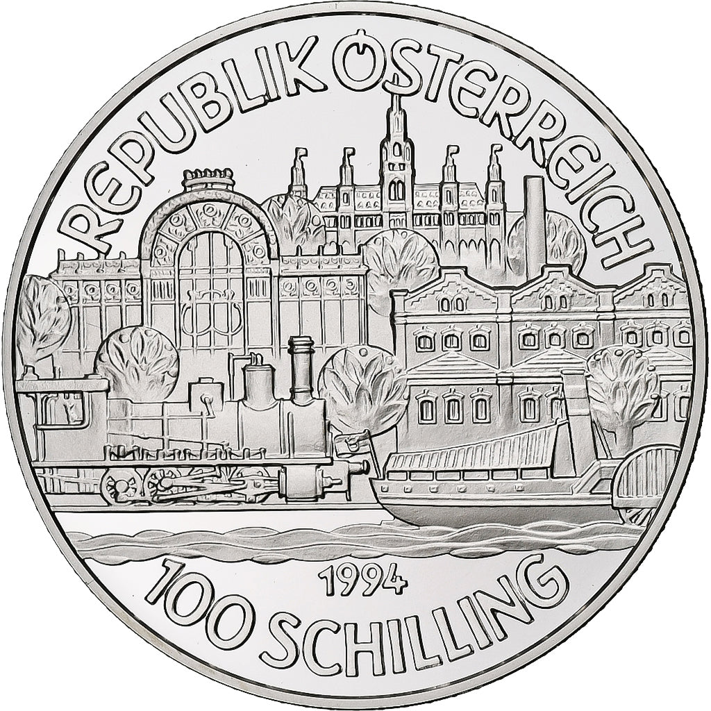 Autriche, 100 Schilling, 1994, Vienne, BE, Argent, FDC, KM:3019