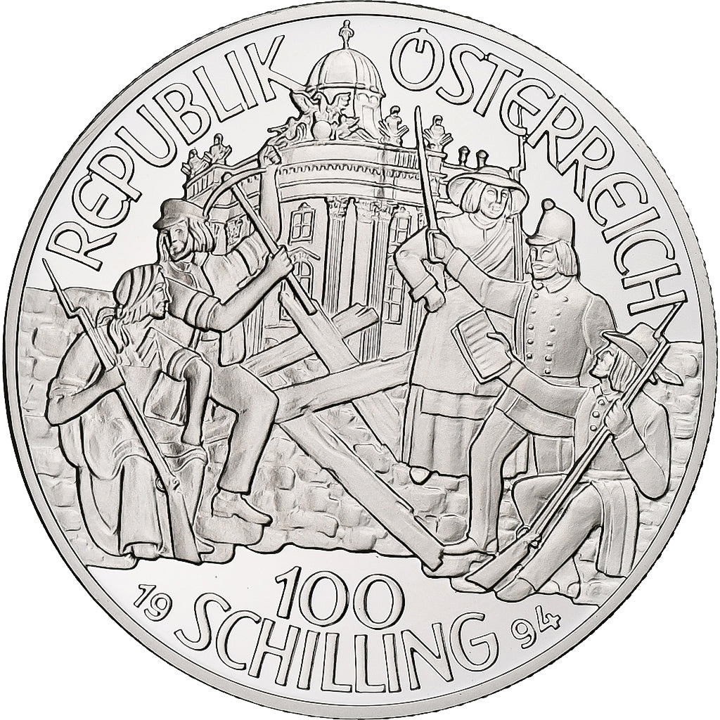 Austria, 100 Schilling, 1994, Vienna, Prueba, Plata, FDC, KM:3020