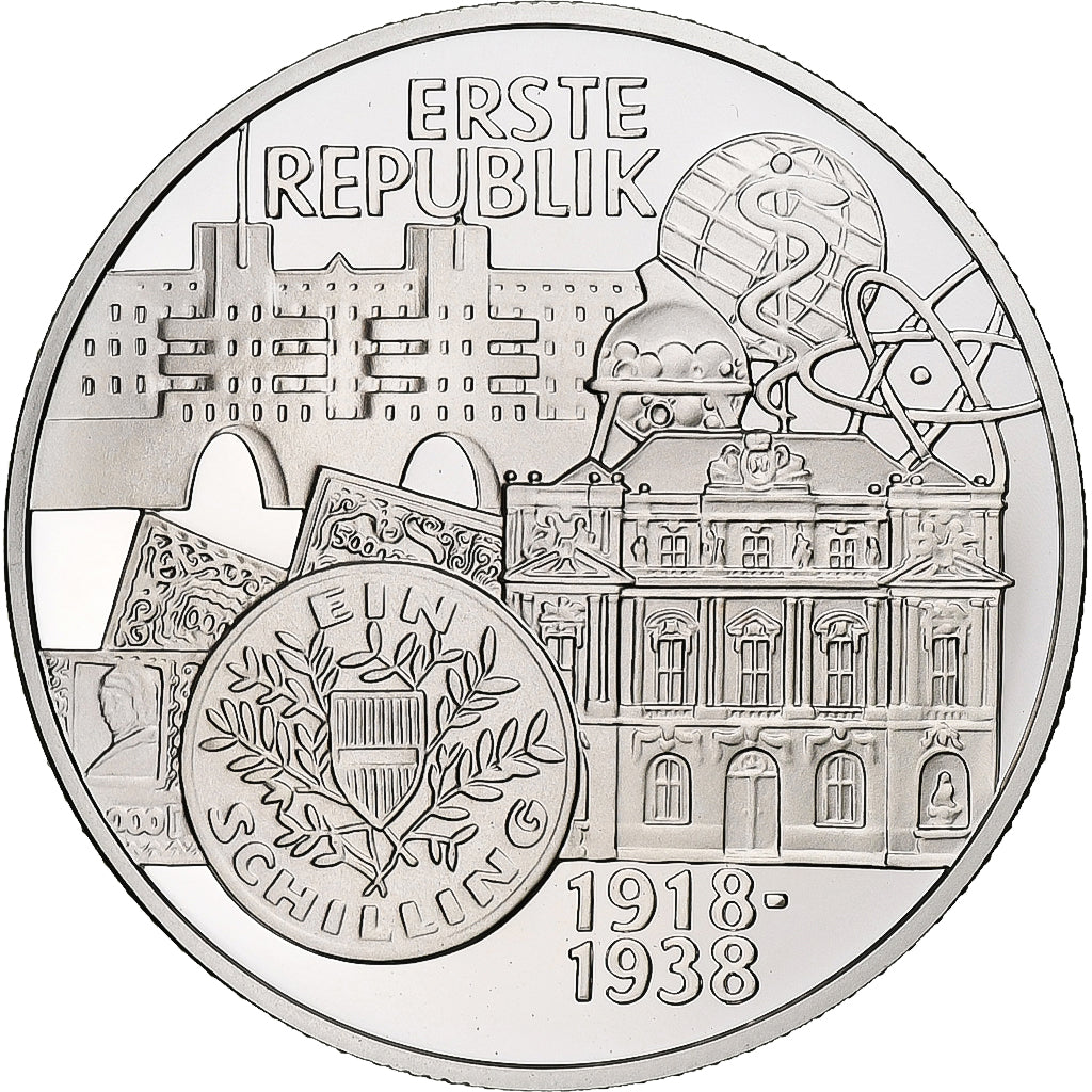 Austria, 100 Schilling, 1995, Vienna, Proof, Silver, MS(65-70), KM:3034