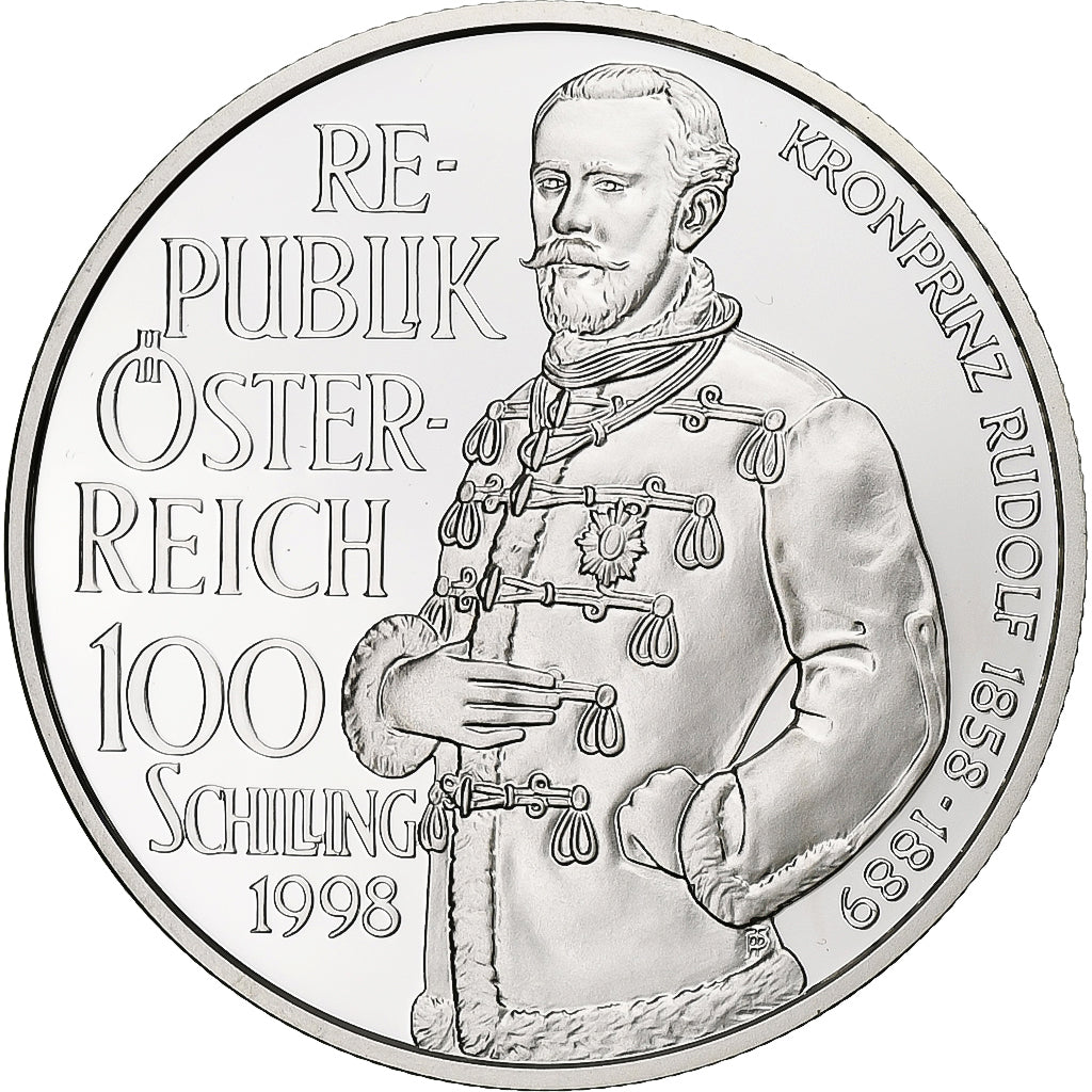 Austria, 100 Schilling, 1998, Vienna, Prueba, Plata, FDC, KM:3051