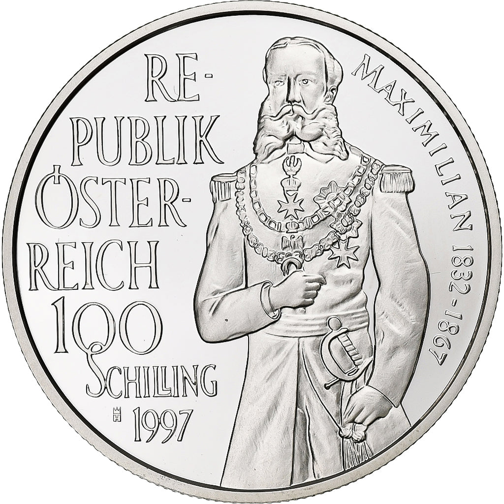Austria, 100 Schilling, 1997, Vienna, Proof, Silver, MS(65-70), KM:3046