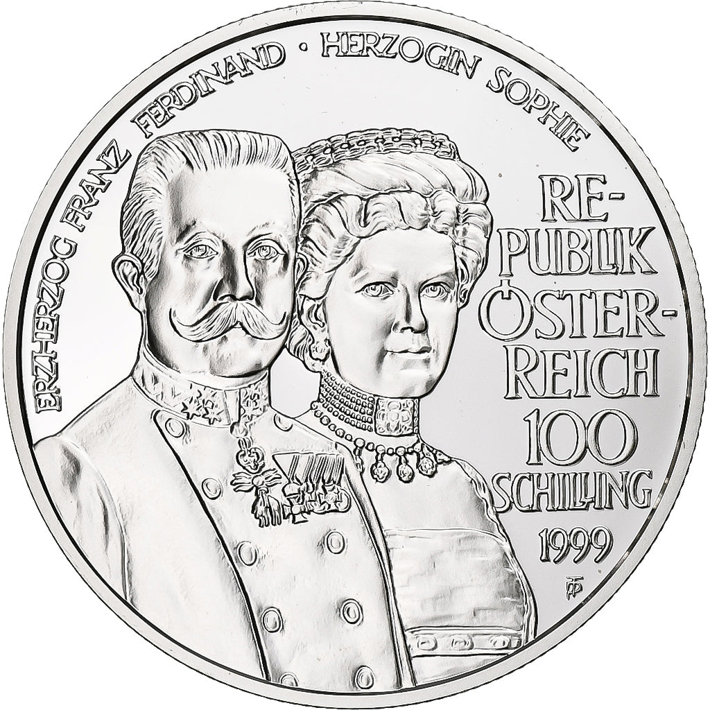 Austria, 100 Schilling, 1999, Vienna, Prueba, Plata, FDC, KM:3059
