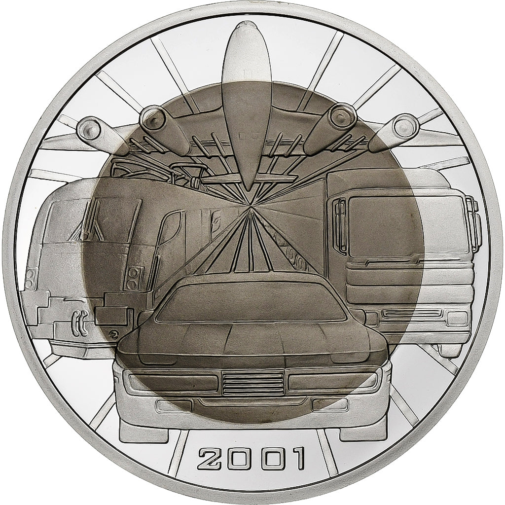 Austria, 100 Schilling, 2001, Vienna, Proof, Bi-Metallic, MS(65-70), KM:3073