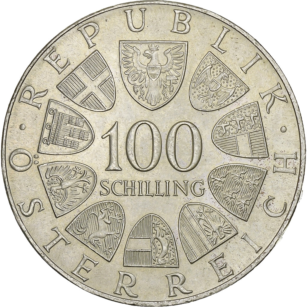 Österreich, 100 Schilling, 1976, Silber, VZ, KM:2926