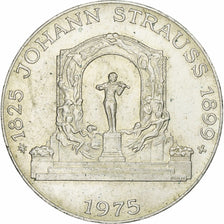 Austria, 100 Schilling, Johann Strauss, 1975, Silver, AU(55-58), KM:2923