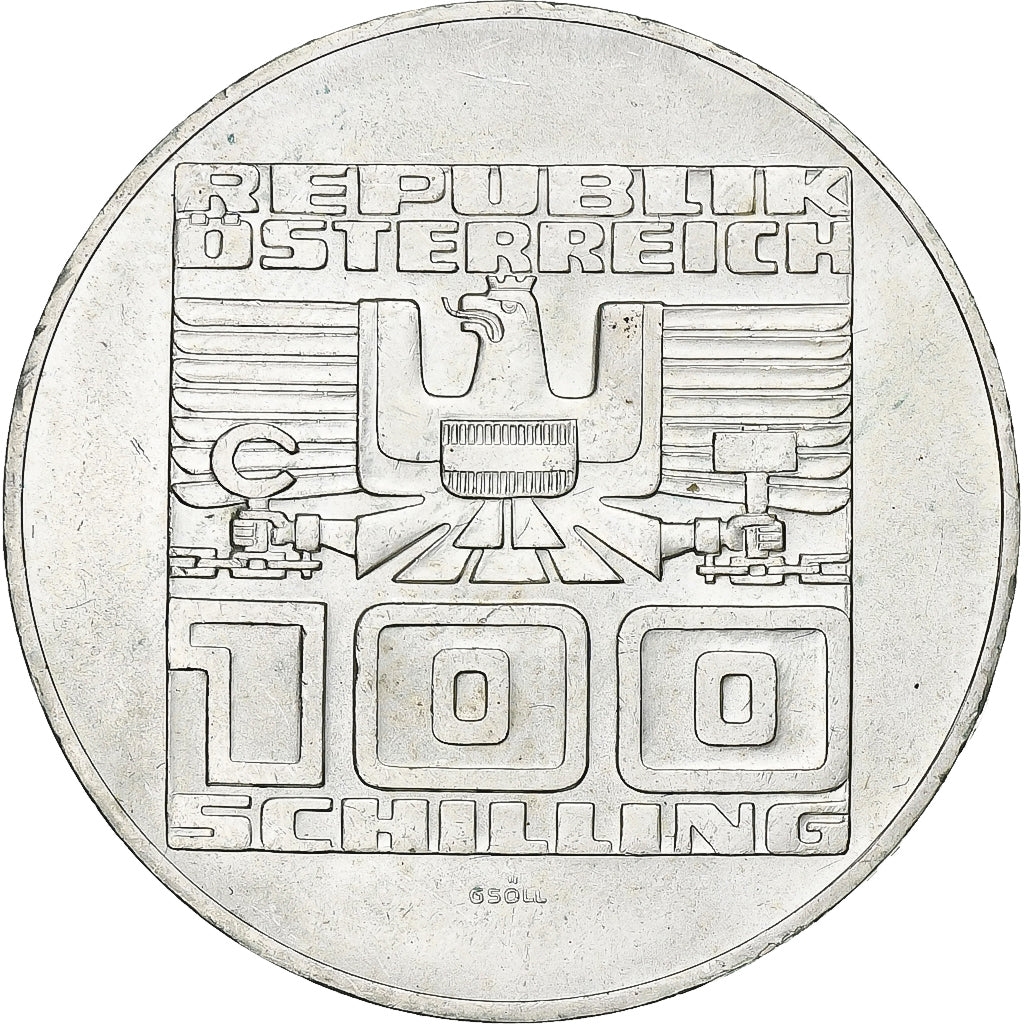 Austria, 100 Schilling, 1975, Vienna, Silver, MS(60-62), KM:2924