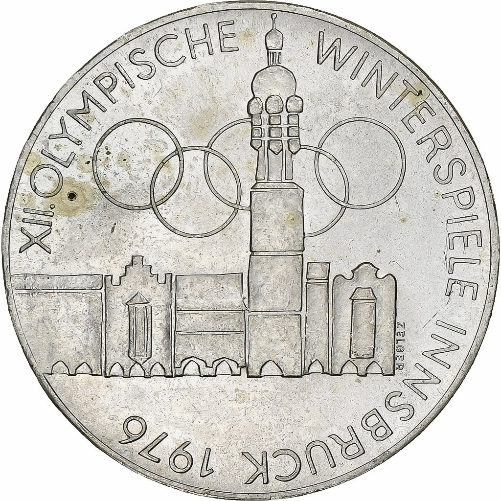 Austria, 100 Schilling, 1976, Hall, Silver, AU(55-58), KM:2927