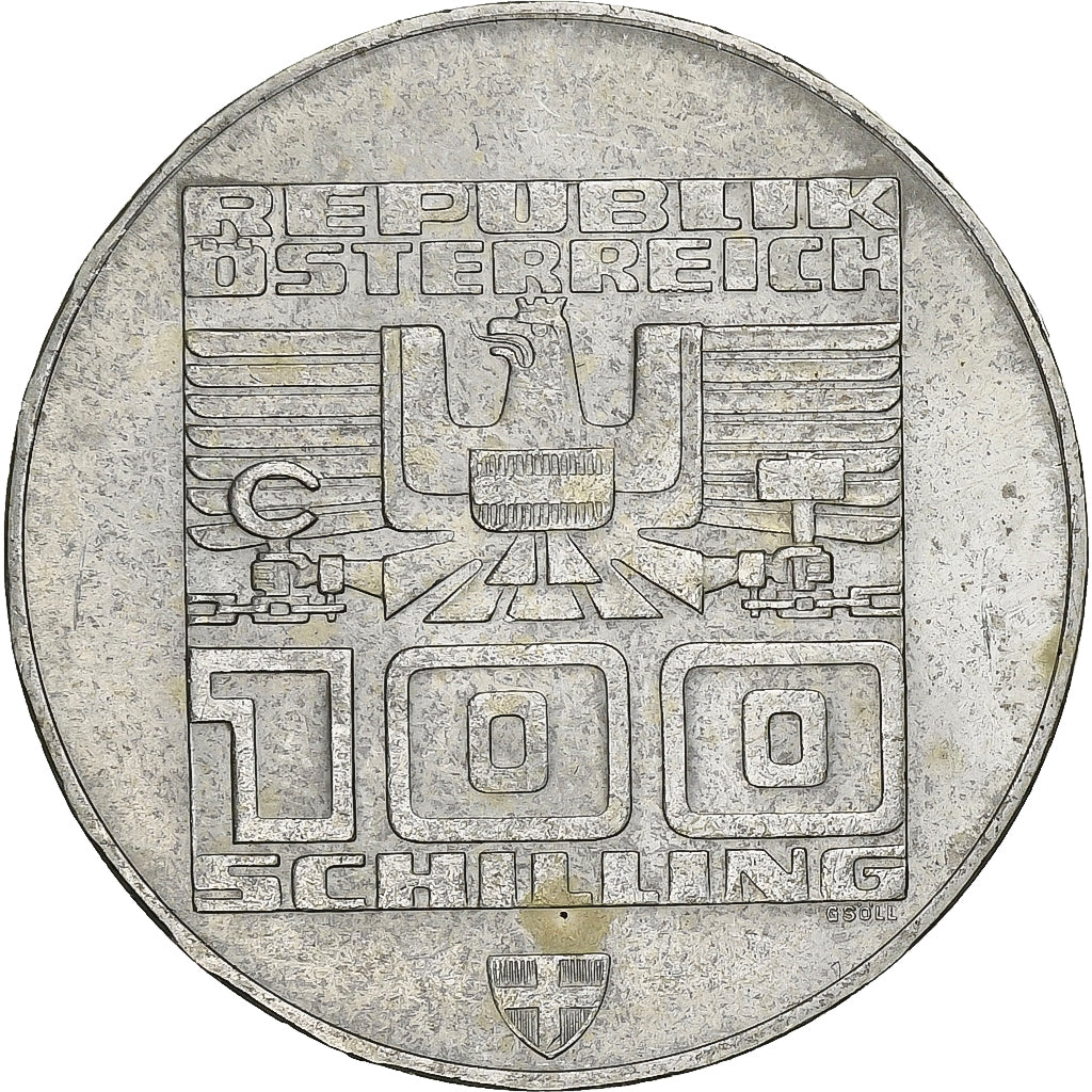 Austria, 100 Schilling, 1976, Vienna, Silver, AU(55-58), KM:2928