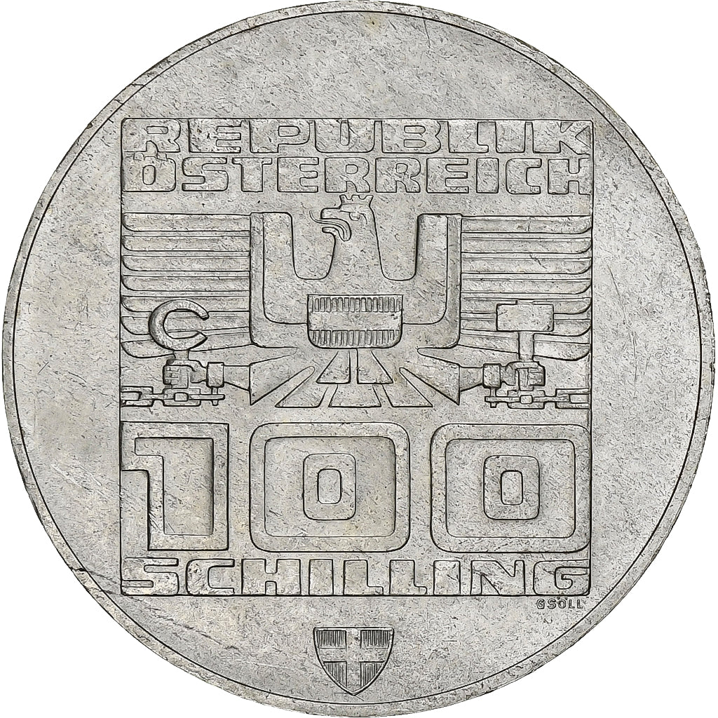 Austria, 100 Schilling, 1976, Vienna, Silver, MS(60-62), KM:2929