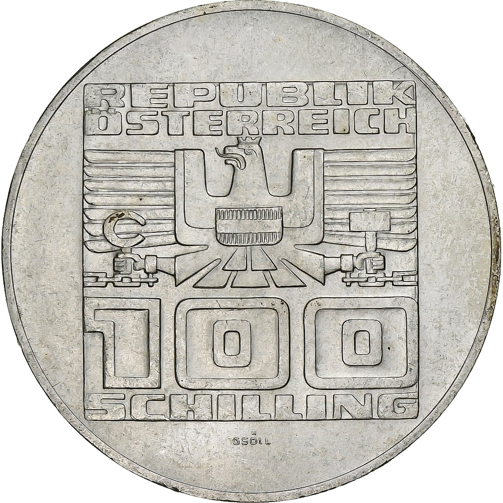Austria, 100 Schilling, 1976, Silver, MS(60-62), KM:2931