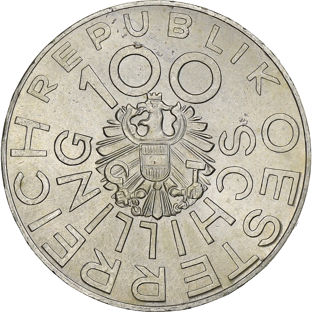 Autriche, 100 Schilling, 1976, Argent, SPL, KM:2932