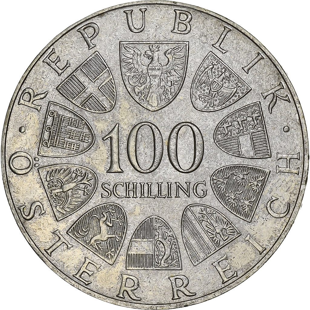Austria, 100 Schilling, 1977, Argento, SPL-, KM:2934
