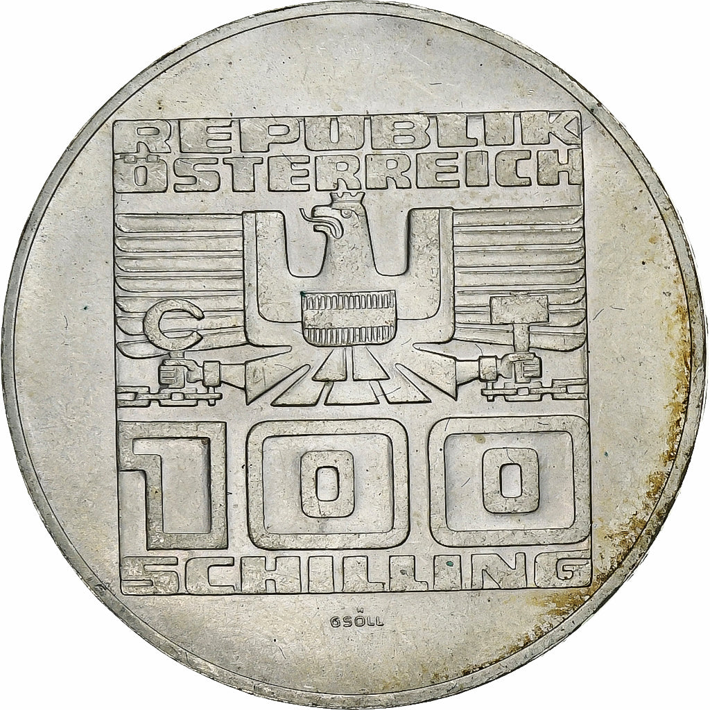 Austria, 100 Schilling, 1977, Silver, MS(60-62), KM:2935