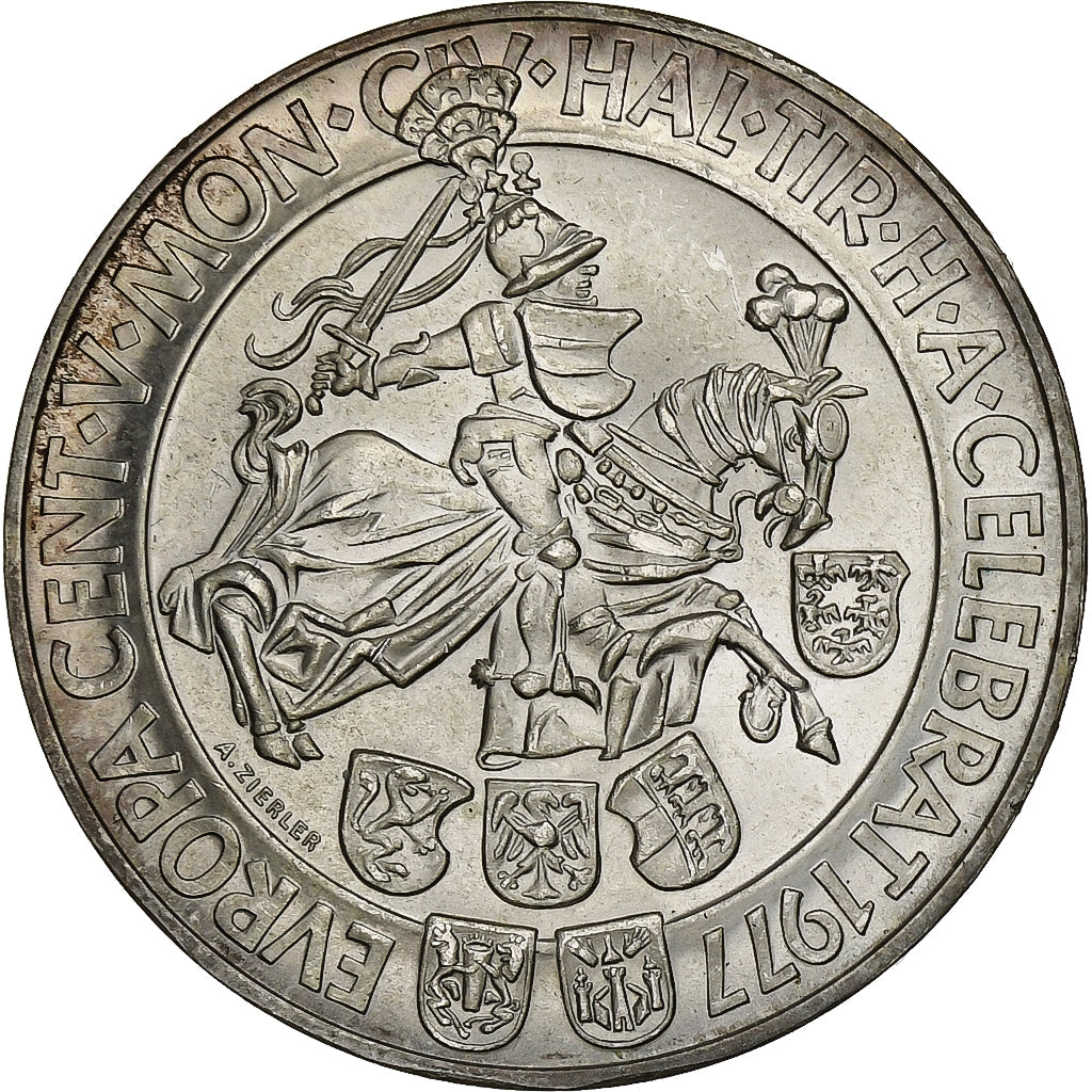 Austria, 100 Schilling, 1977, Silver, MS(63), KM:2936