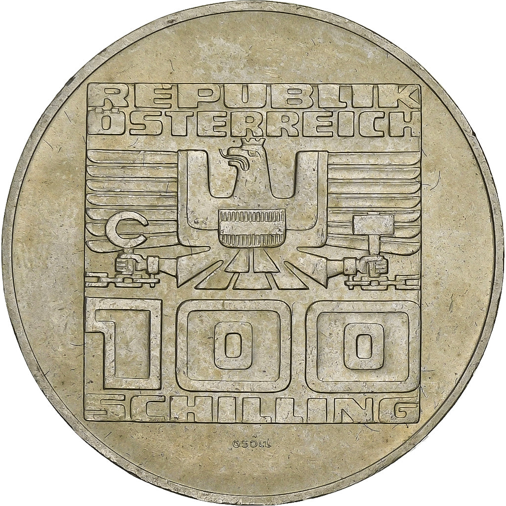 Austria, 100 Schilling, 1978, Srebro, MS(60-62), KM:2938