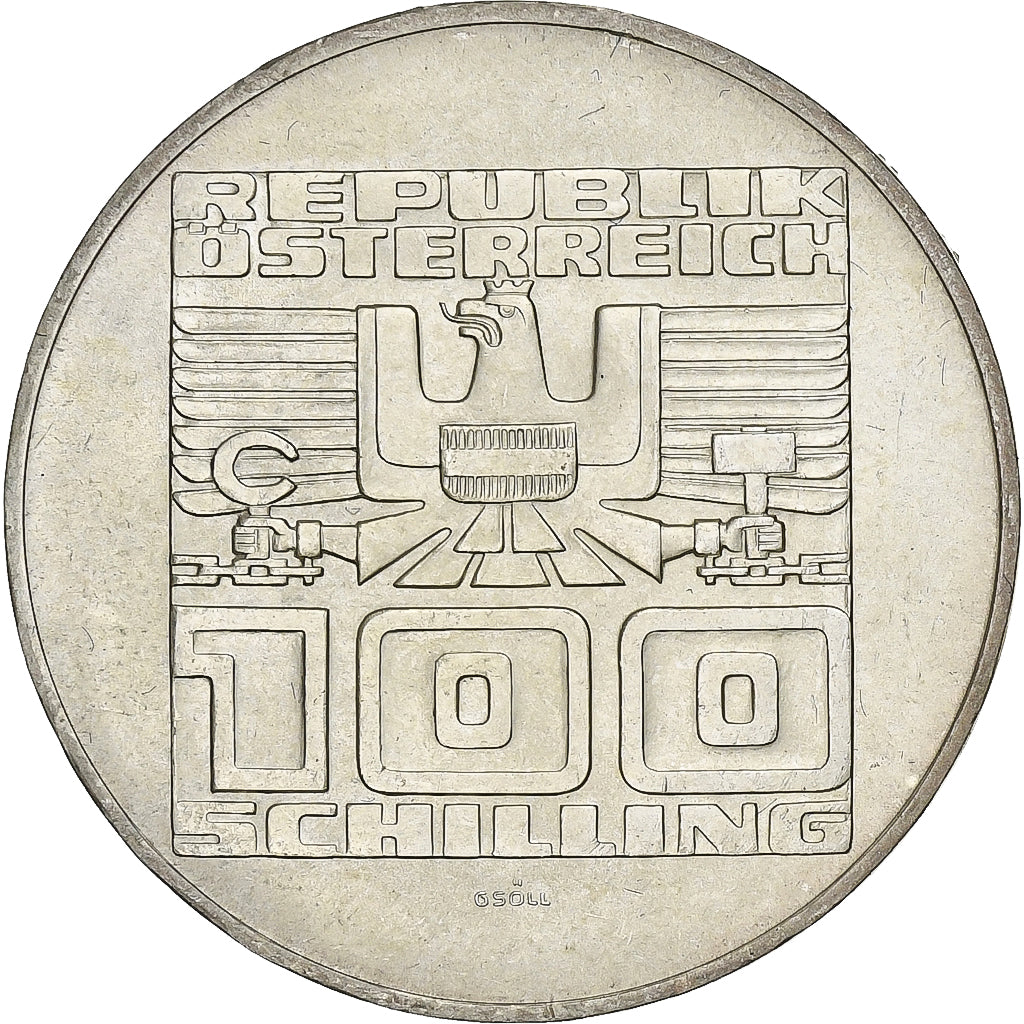 Austria, 100 Schilling, 1978, Silver, MS(63), KM:2938