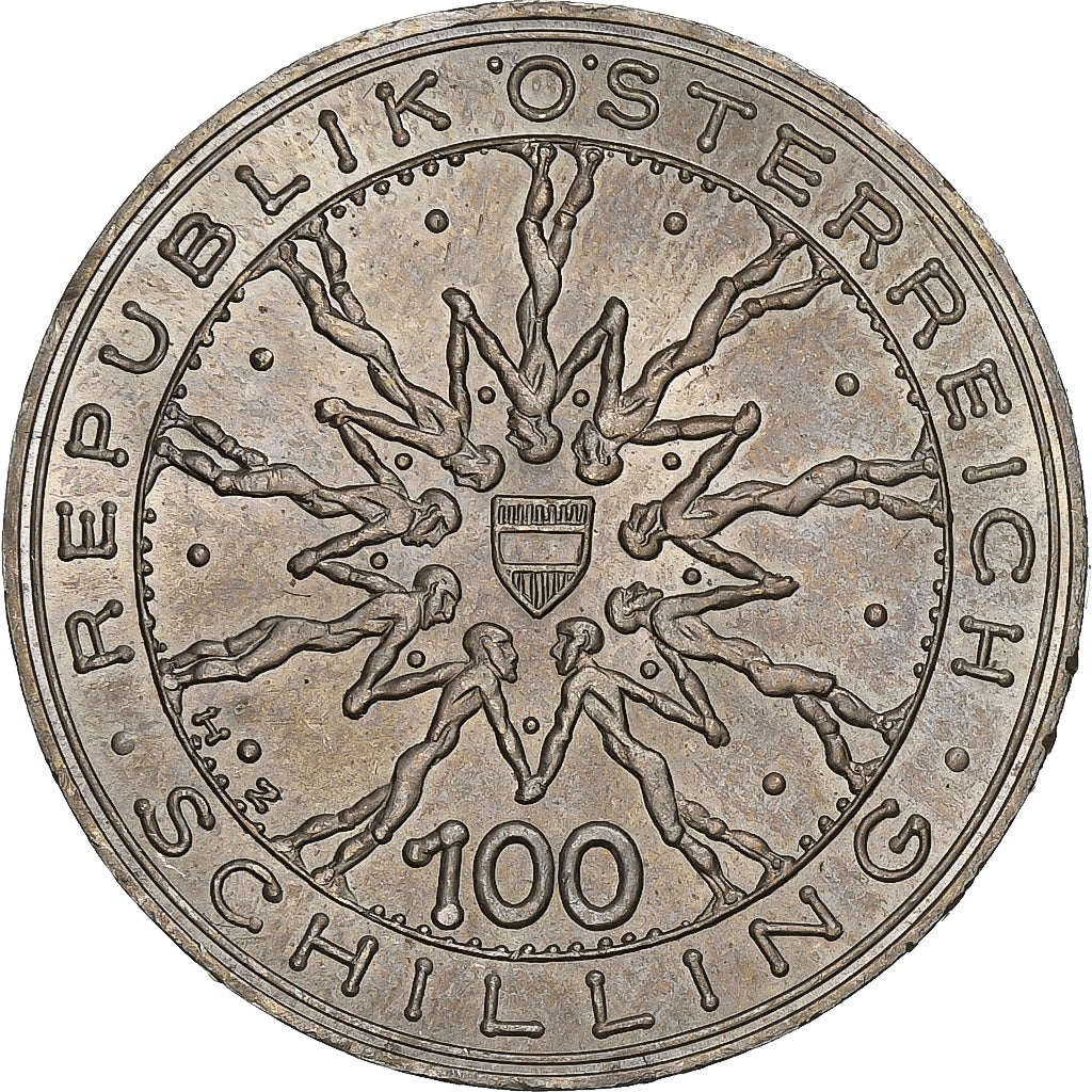 Austria, 100 Schilling, 1978, Vienna, Srebro, MS(60-62), KM:2939