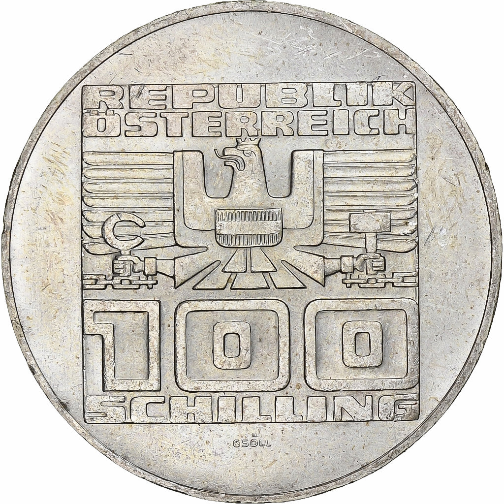 Austria, 100 Schilling, 1978, Silver, MS(63), KM:2940