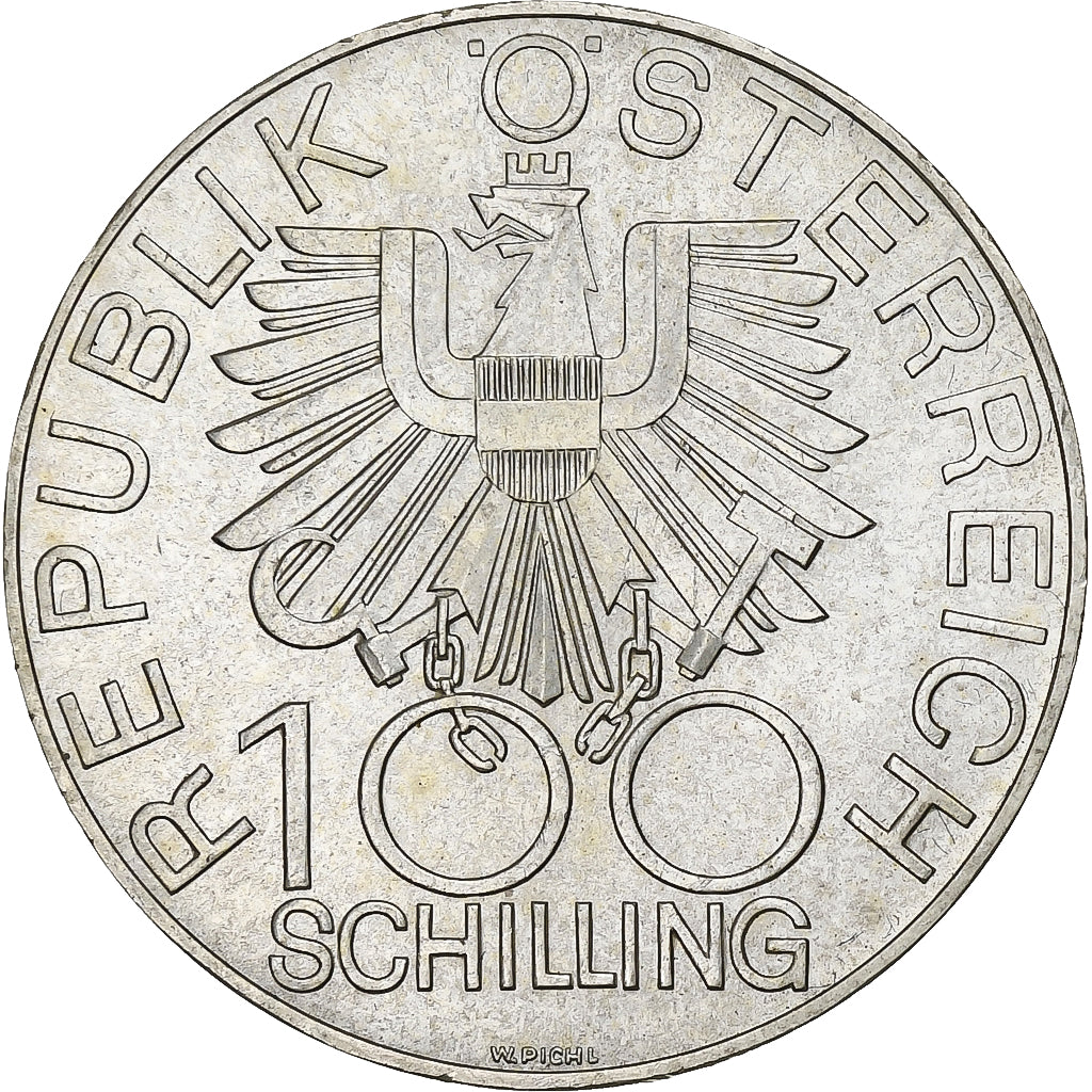 Austria, 100 Schilling, 1979, Silver, MS(60-62), KM:2942