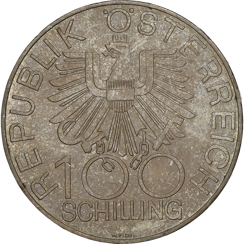 Austria, 100 Schilling, 1979, Silver, MS(60-62), KM:2943