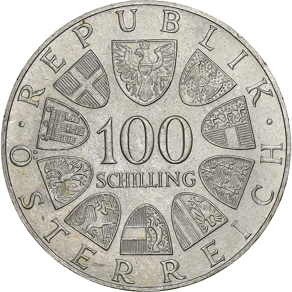Austria, 100 Schilling, 1979, Srebro, MS(60-62), KM:2944