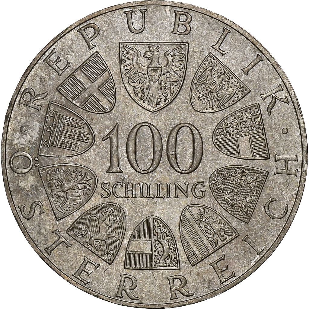Austria, 100 Schilling, 1979, Silver, MS(60-62), KM:2944