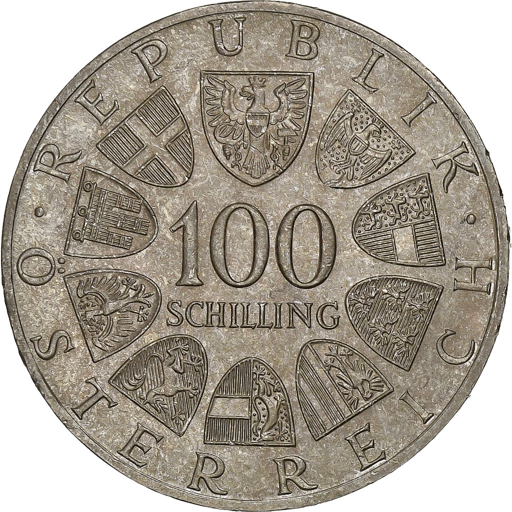 Austria, 100 Schilling, 1979, Silver, MS(60-62), KM:2945