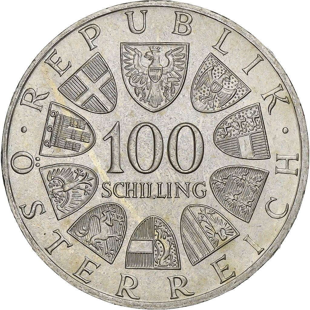 Austria, 100 Schilling, 1979, Silver, MS(60-62), KM:2945