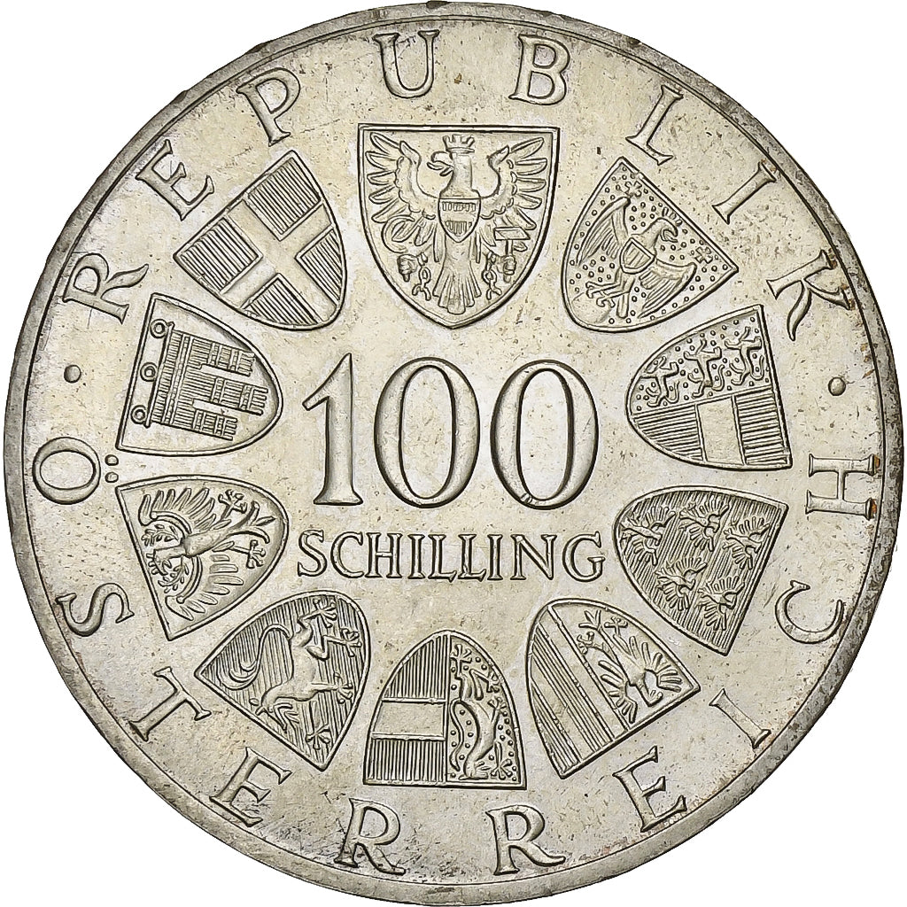 Austria, 100 Schilling, 1979, Silver, MS(60-62), KM:2945