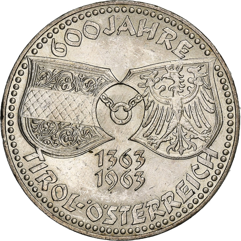 Austria, 50 Schilling, 1963, Vienna, Silver, AU(55-58), KM:2894