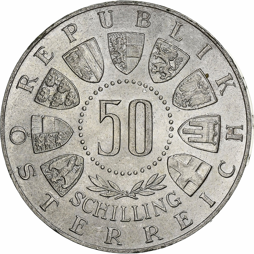 Austria, 50 Schilling, 1964, Argento, SPL, KM:2896