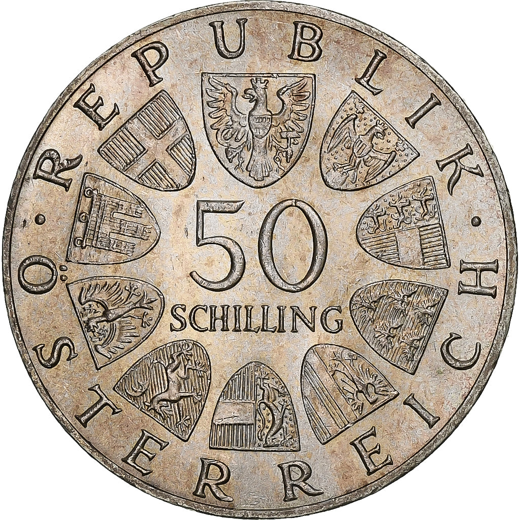 Austria, 50 Schilling, 1965, Vienna, Silver, AU(55-58), KM:2898