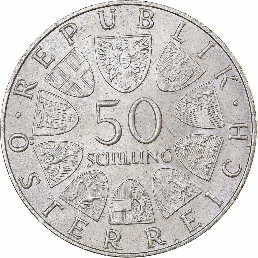 Austria, 50 Schilling, 1970, Argento, SPL, KM:2908