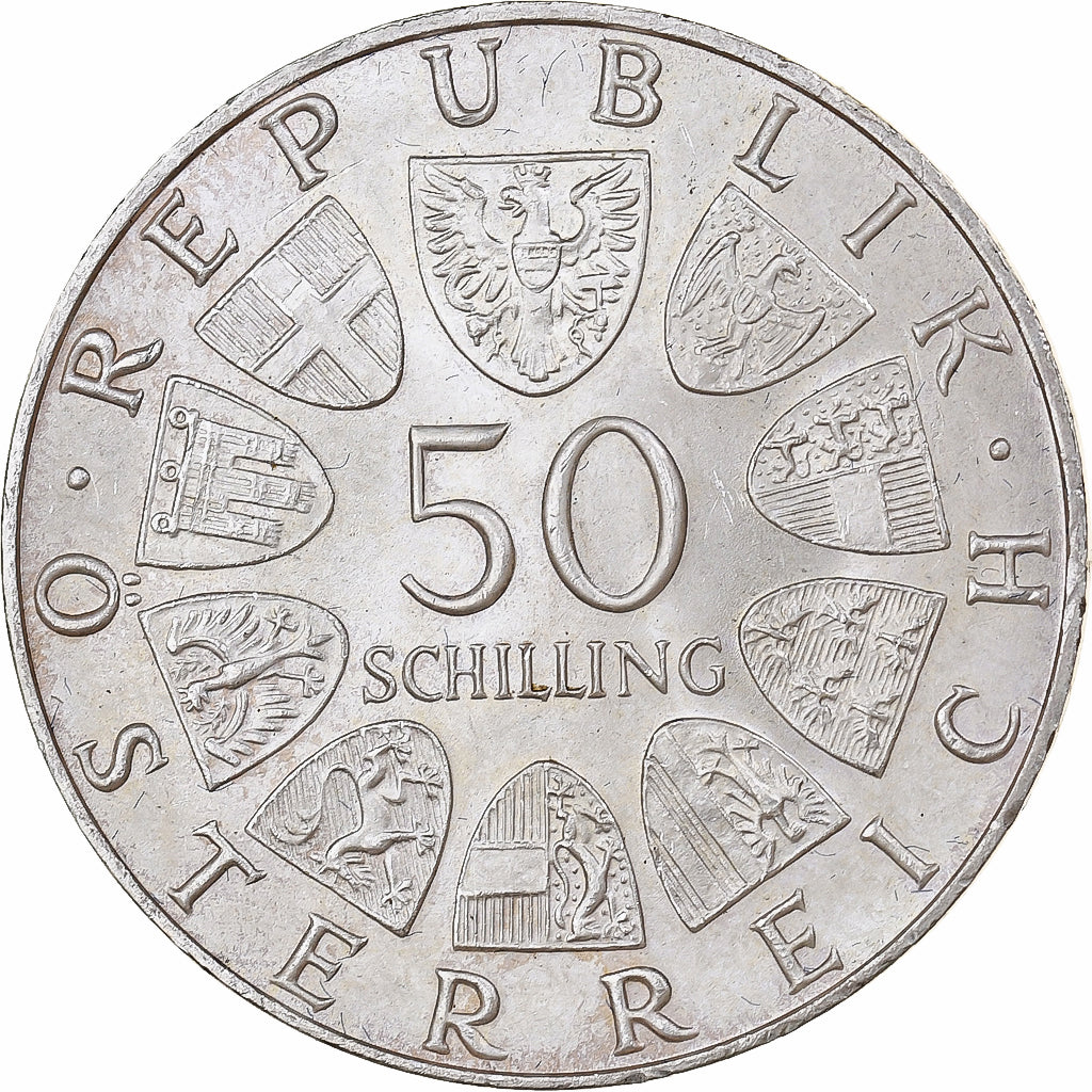 Austria, 50 Schilling, 1970, Argento, SPL, KM:2908