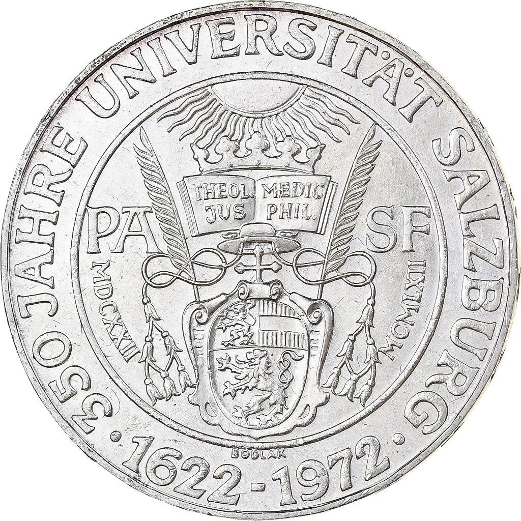 Austria, 50 Schilling, 1972, Silver, MS(60-62), KM:2913