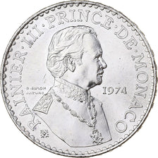 Monaco, Rainier III, 50 Francs, 1974, Argento, SPL-, Gadoury:MC162, KM:152.1