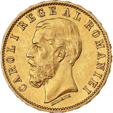 Roumanie, Carol I, 20 Lei, 1883, Or, SUP, KM:20