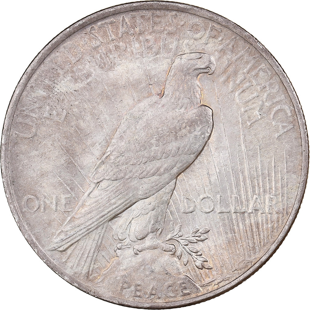 USA, Dollar, Peace, 1923, Philadelphia, Srebro, AU(55-58), KM:150