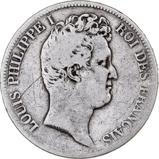 France, 5 Francs, Louis-Philippe, 1830, Nantes, Silver, F(12-15), Gadoury:676